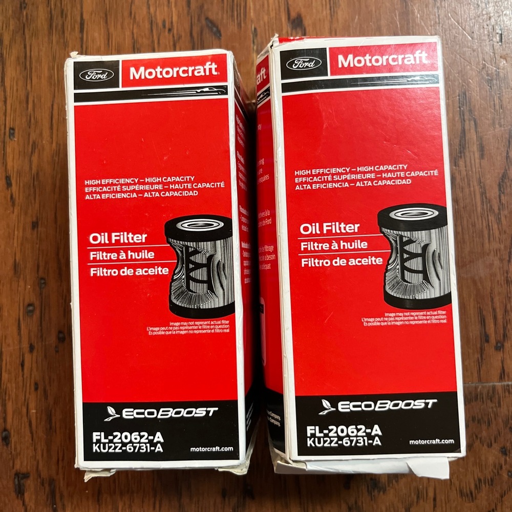 2‎ Motorcraft FL-2062-A Oil Filter EcoBoost KU2Z-6731-A Ford OEM / KU2Z-6731-A
